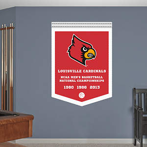 Louisville Cardinals 2013 NCAA® Men’s Champions Banner Fathead Wall Decal